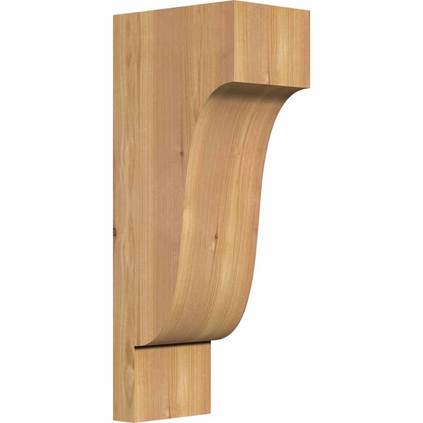 Ekena Millwork Newport Smooth Corbel, Western Red Cedar, 5 1/2"W x 8"D x 20"H COR06X08X20NEW00SWR - main